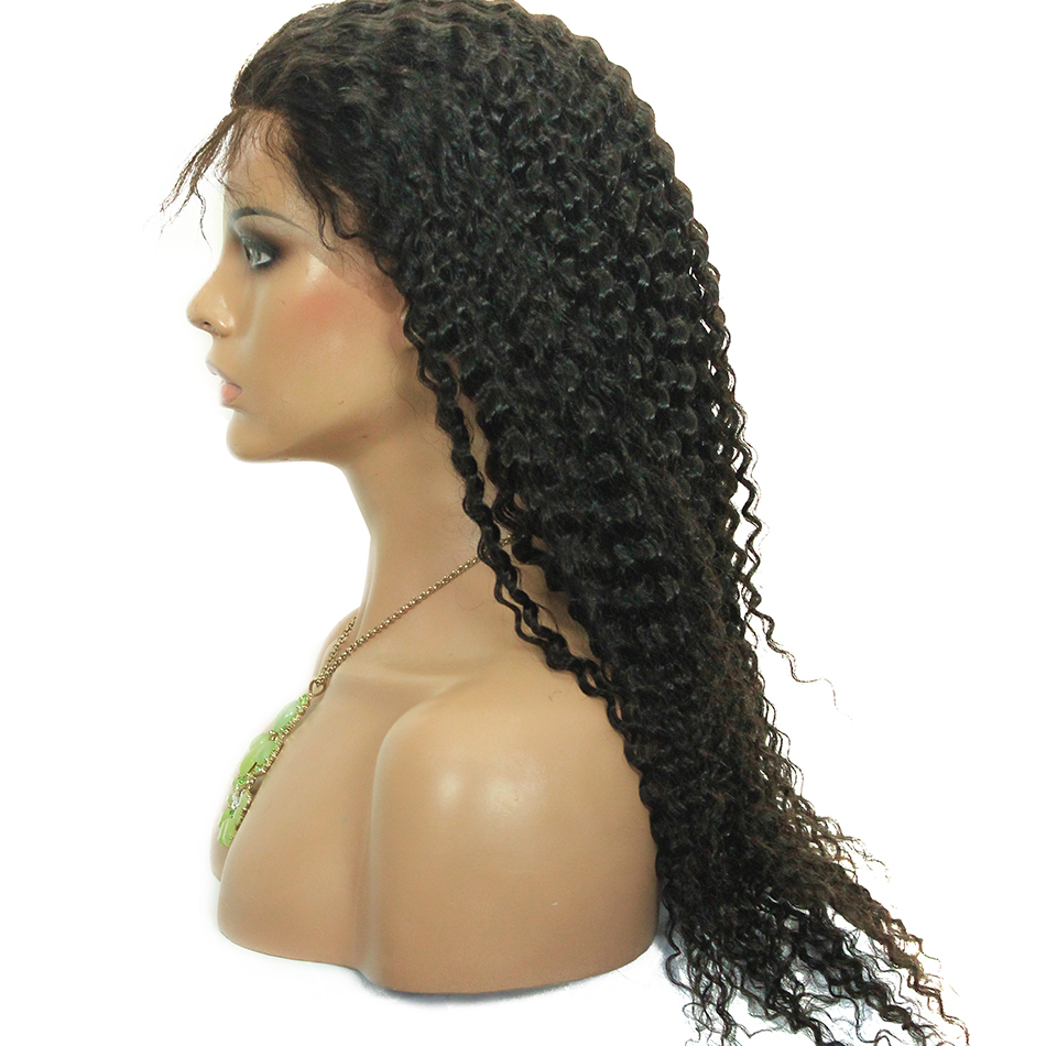 Hair wig 13*4 front lace wig malaysian remy hair curl wig HN130